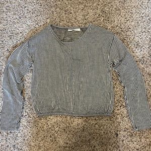 Caution to the Wind Striped Longsleeve shirt Size S